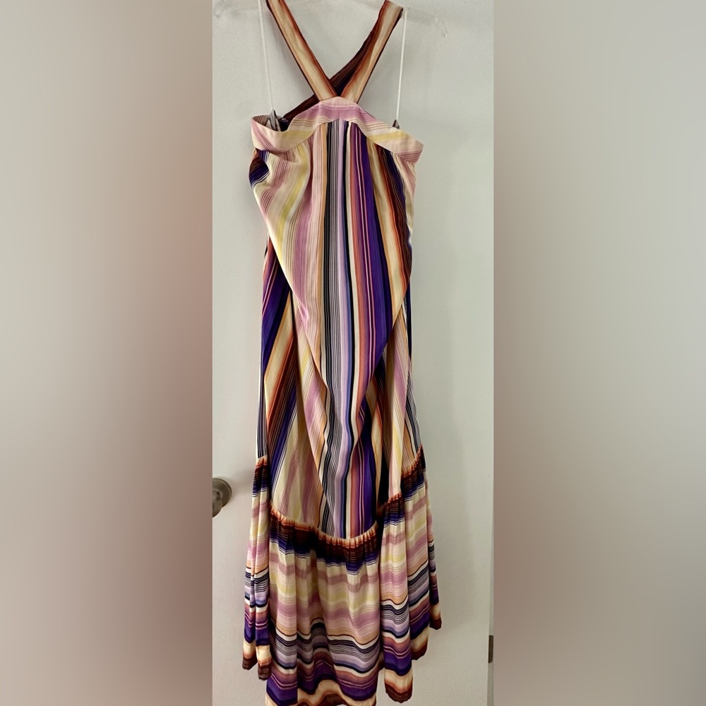 VENUS Multicolor Striped Maxi Dress